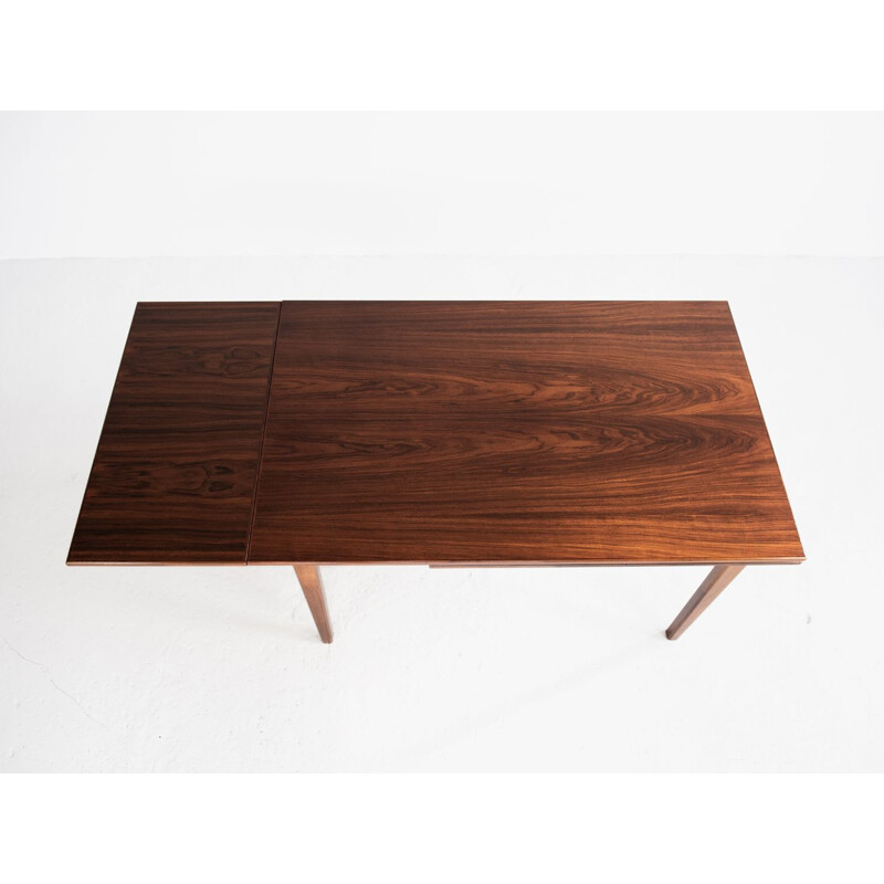 Vintage dining table in rosewood with extensions Danish 1960s