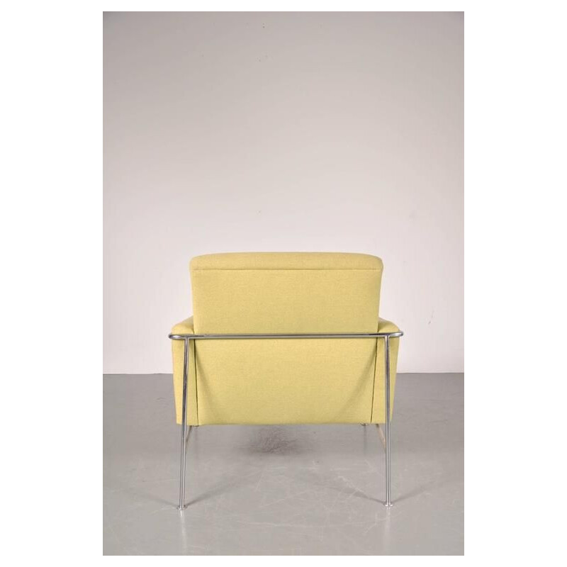 Vintage armchair Airport by Arne Jacobsen for Fritz Hansen Denmark 1960s