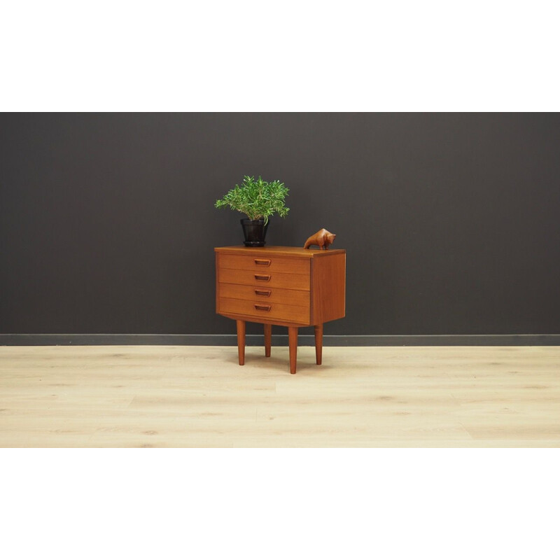 Vintage chest of drawers in teak Danish design 1960-70s