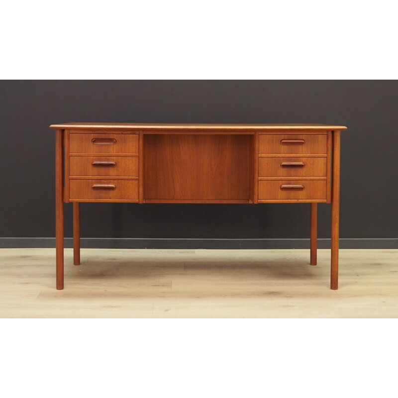 Vintage desk in teak Danish design 1960-70s