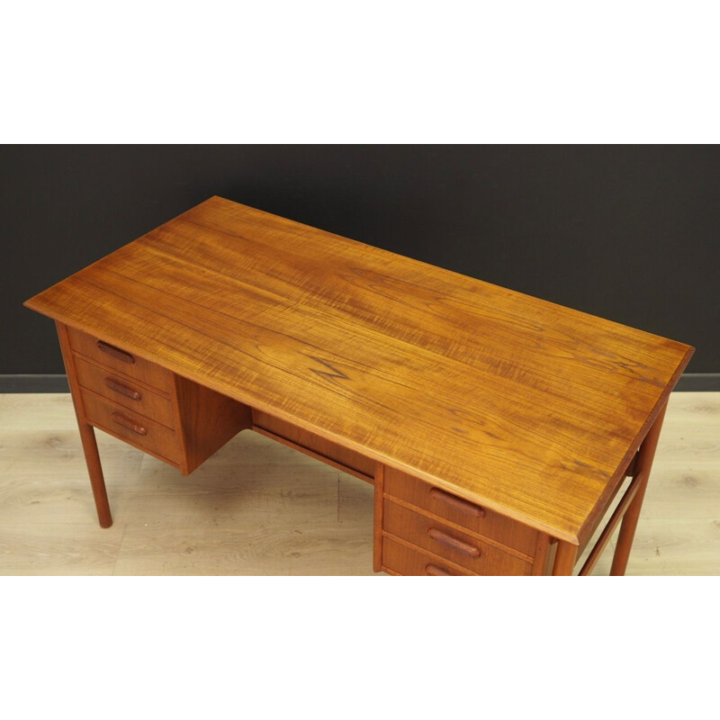 Vintage desk in teak Danish design 1960-70s