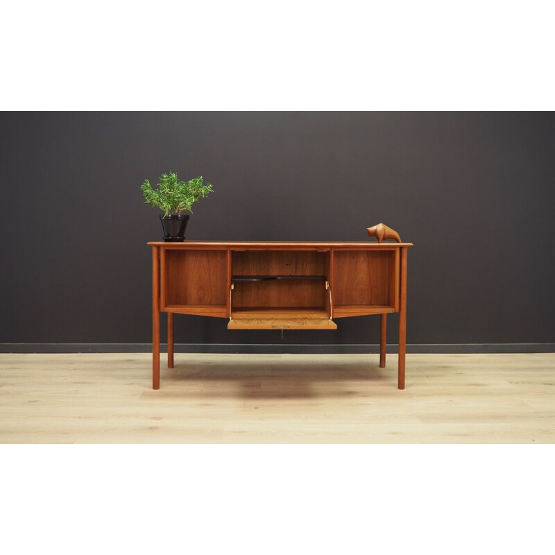 Vintage desk in teak Danish design 1960-70s