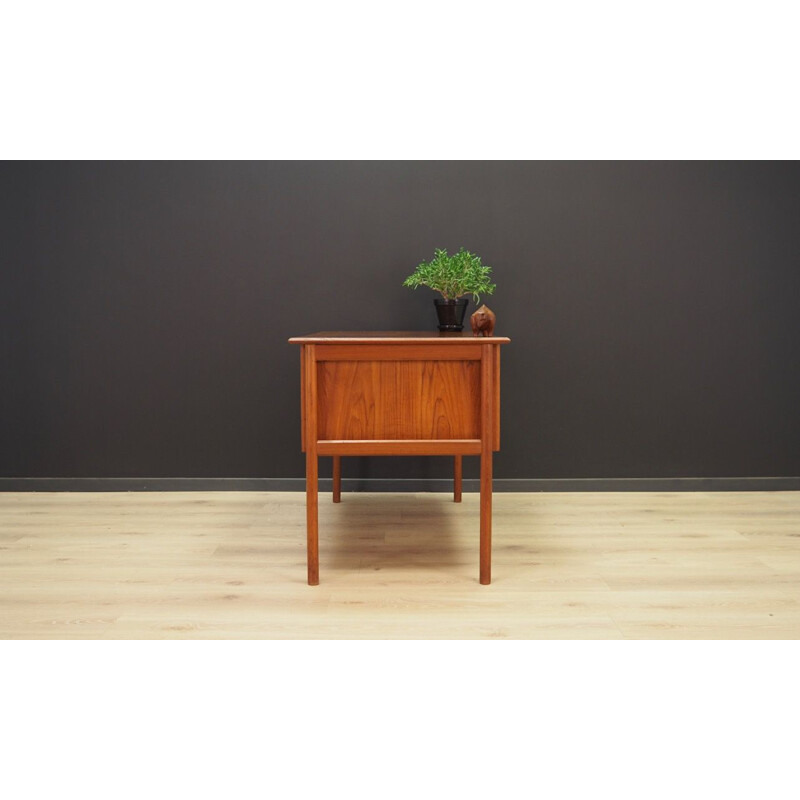 Vintage desk in teak Danish design 1960-70s