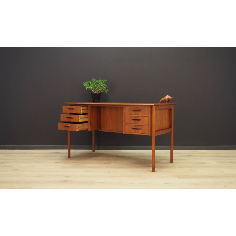 Vintage desk in teak Danish design 1960-70s