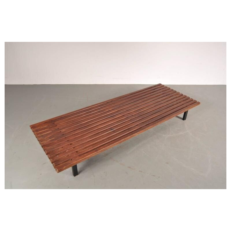 Vintage Charlotte Perriand slate bench Cité Cansado