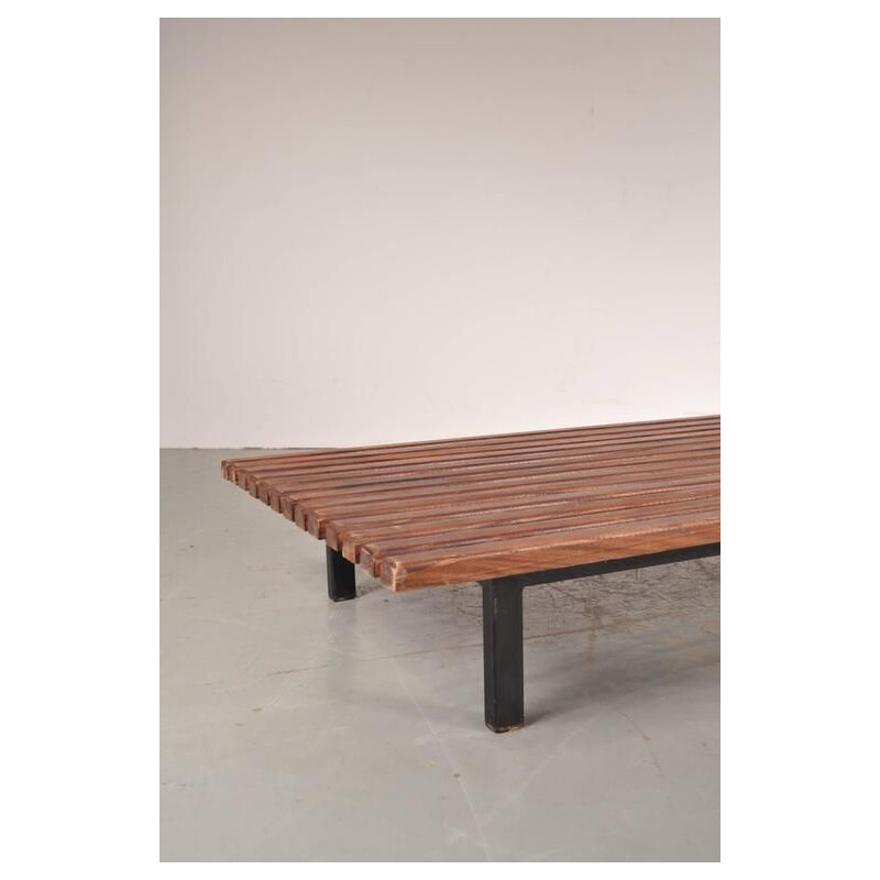 Vintage Charlotte Perriand slate bench Cité Cansado