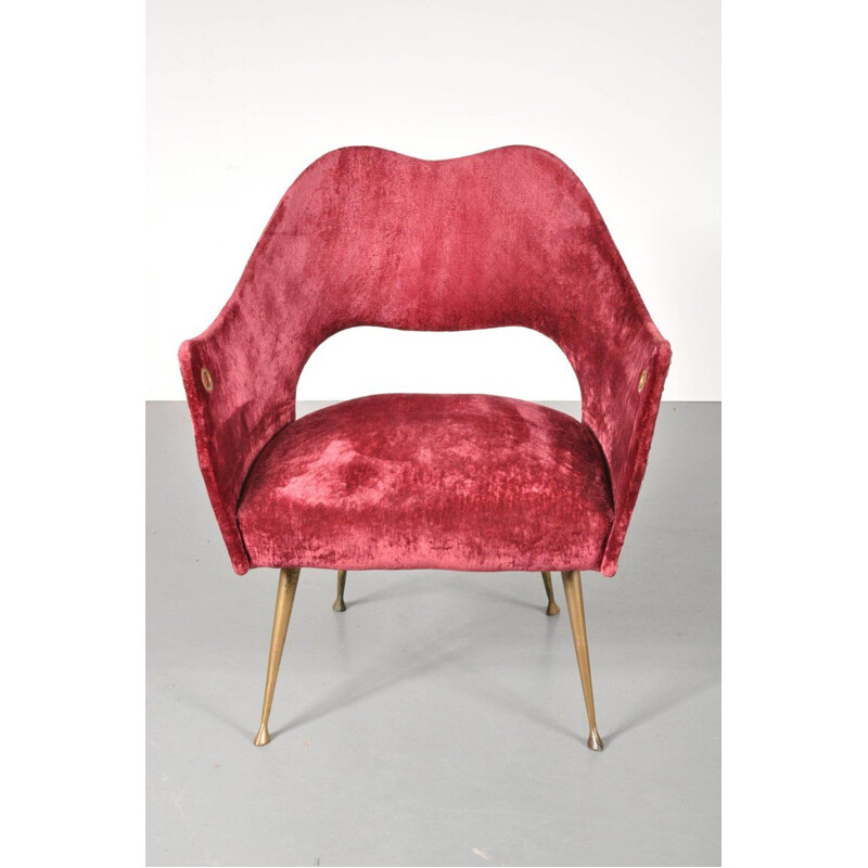 Fauteuil vintage lounge ISA Bergame