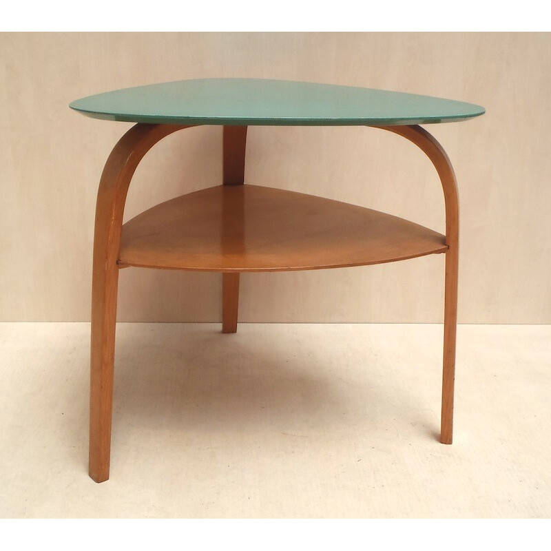 Tripod coffee table, Baumann - 1950s