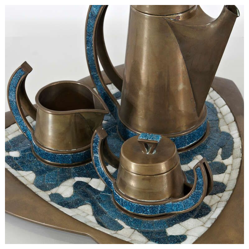 Vintage coffee set by Teran Salvador, Mexico 1960