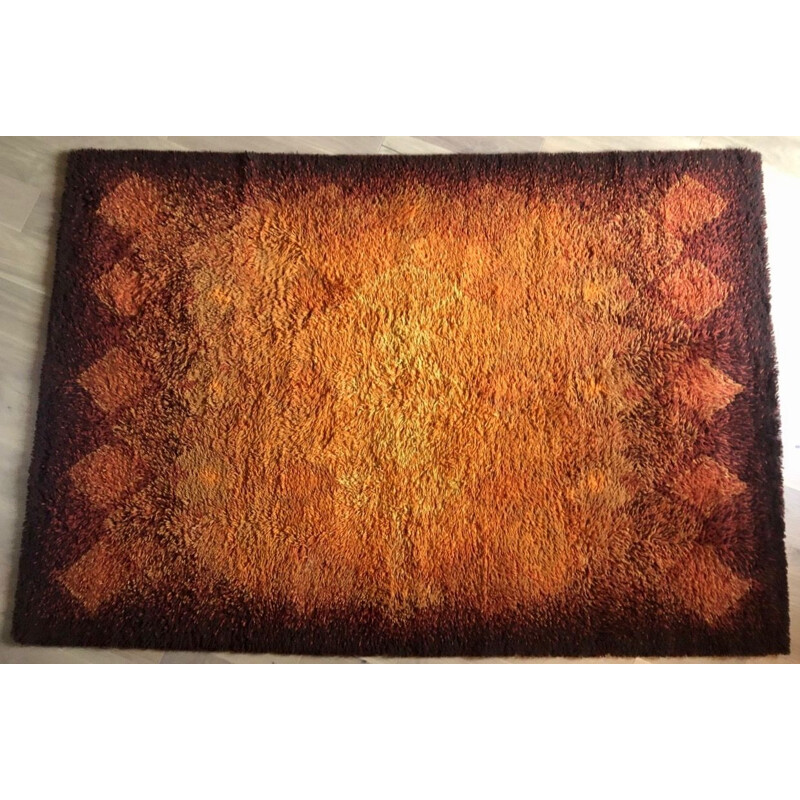 Vintage shag tapijt, 1970