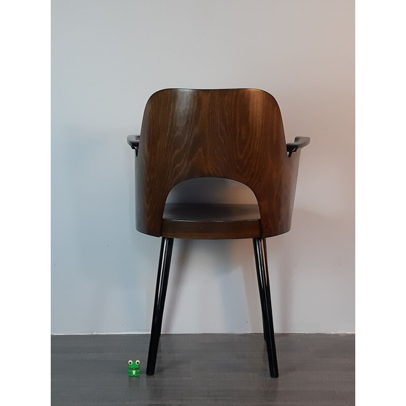 Vintage chair Oswald Haerdtl Walnut model 1515 by tone