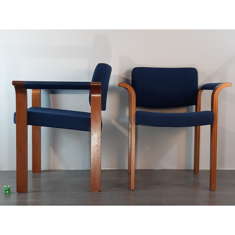 Set of 4 vintage chairs by Thygessen and Sorensen for Magnus Olesen