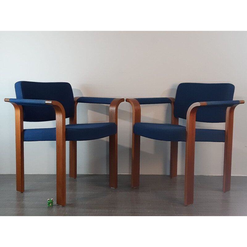 Set of 4 vintage chairs by Thygessen and Sorensen for Magnus Olesen