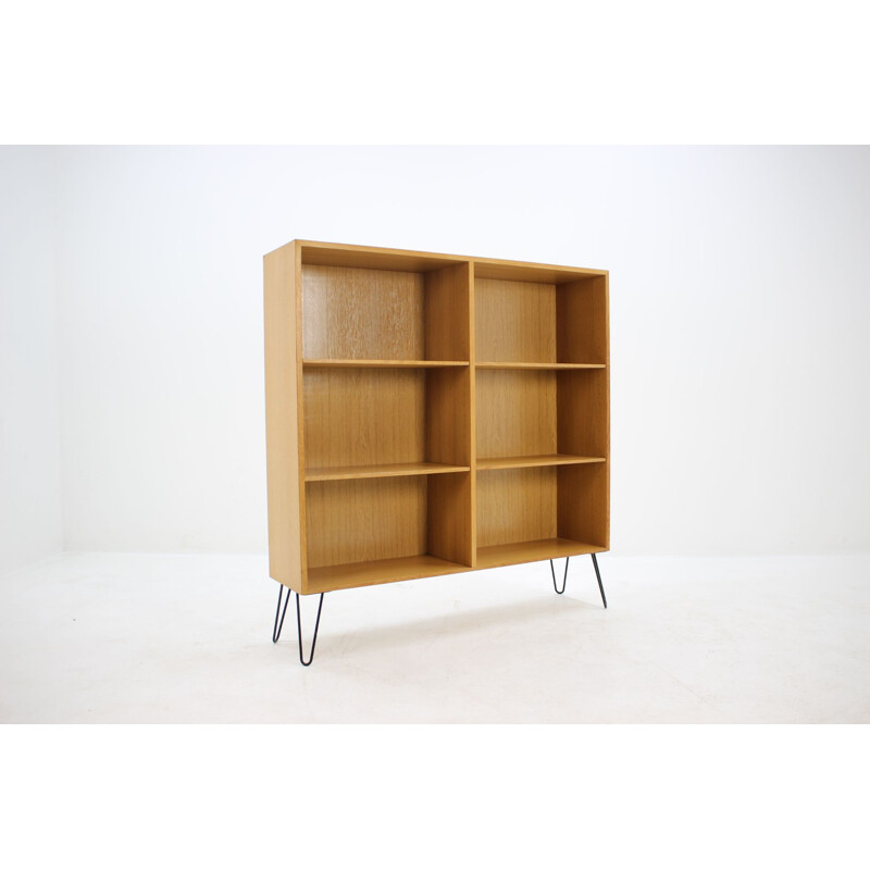 Vintage Danish oak bookcase