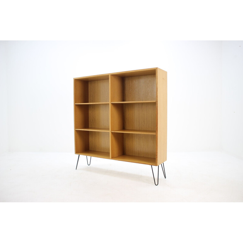 Vintage Danish oak bookcase