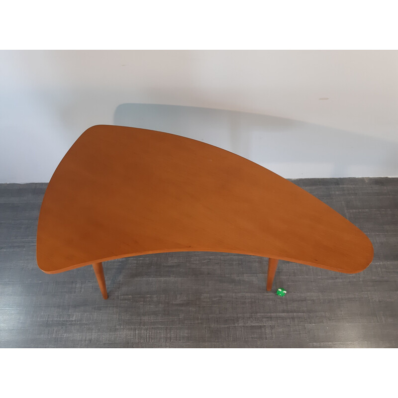 Boomerang vintage driepoot tafel door Ledenicky Nabytek