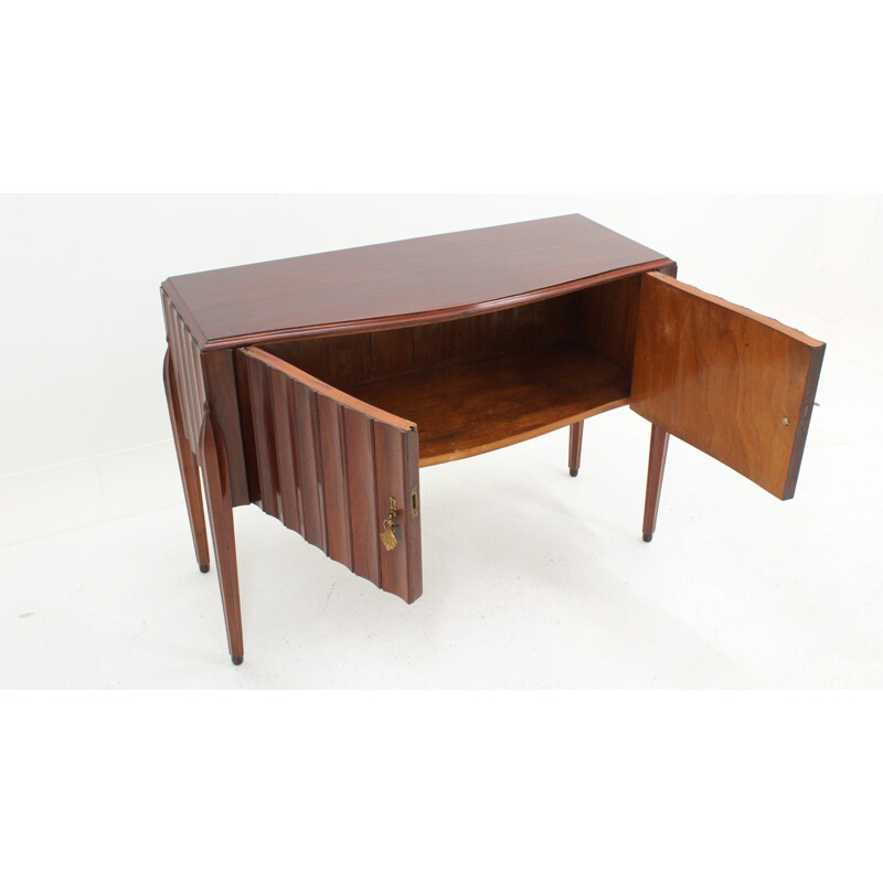 Vintage Osvaldo Borsani mahogany cabinet