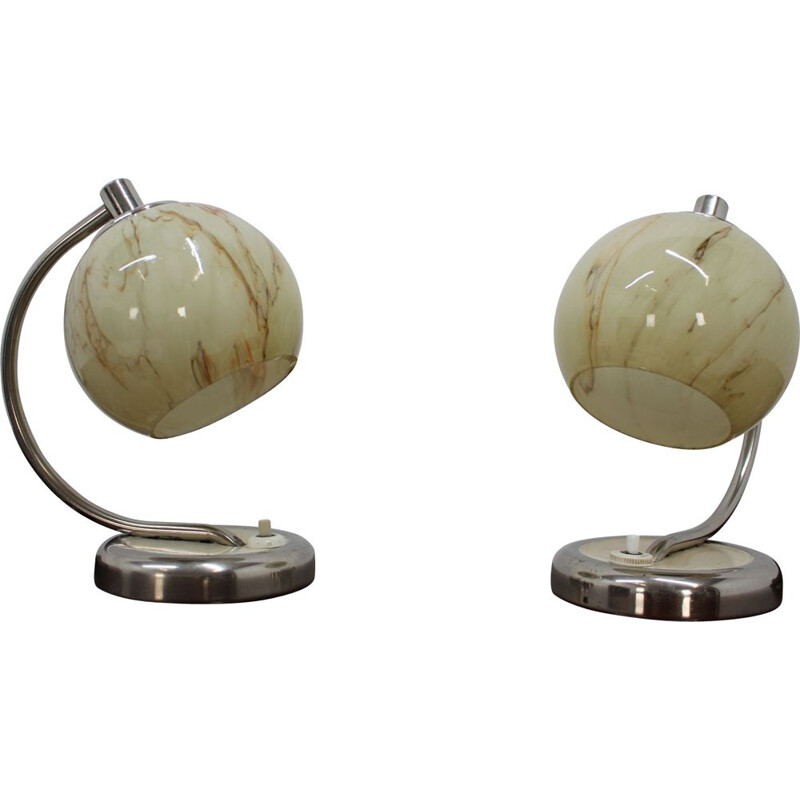 Vintage Pair of table lamps,1950