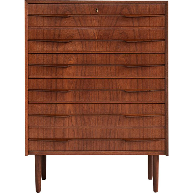 Vintage chest of drawers in teak Danish 1960s