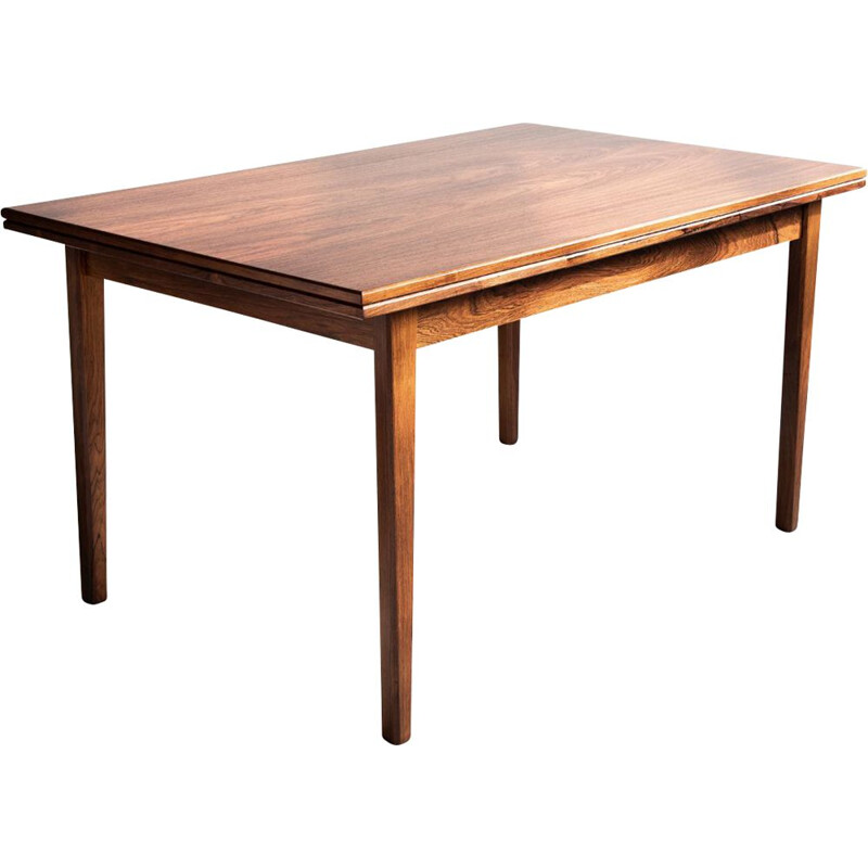 Vintage dining table in rosewood with extensions Danish 1960s