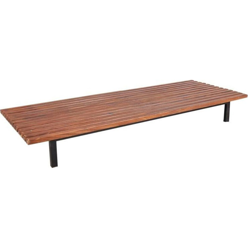 Vintage Charlotte Perriand slate bench Cité Cansado