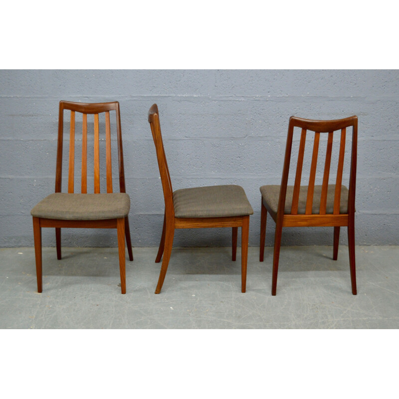 Vintage set of 4 dining chairs by G Plan,1970