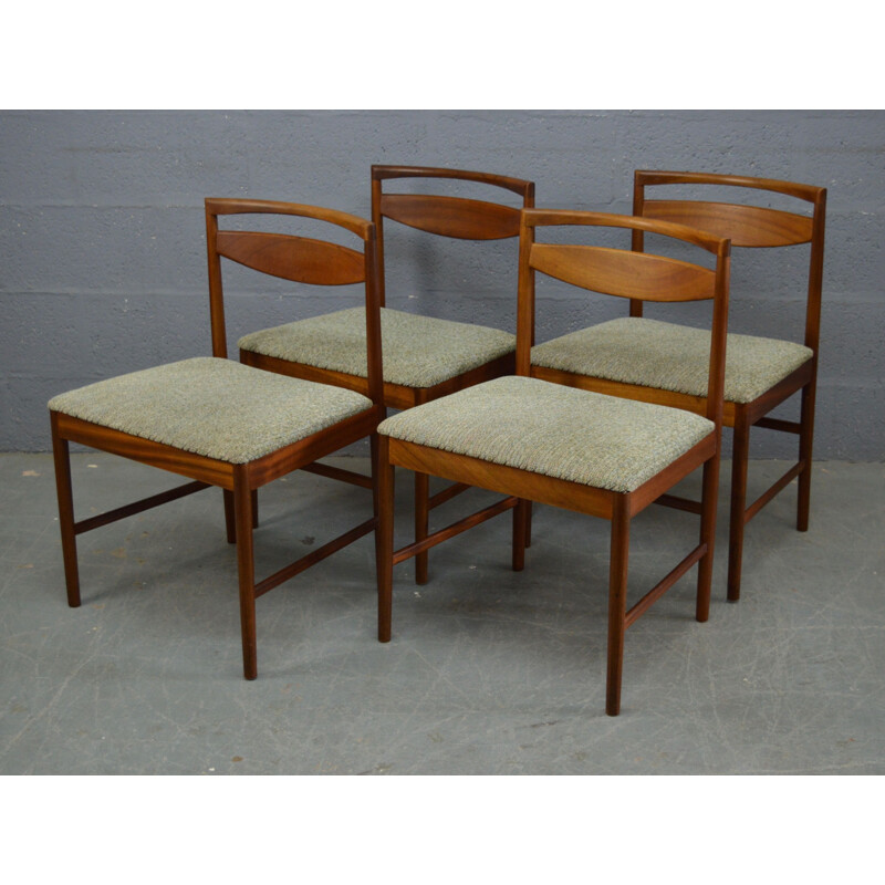 Ensemble de 4 chaises à repas vintage par McIntosh