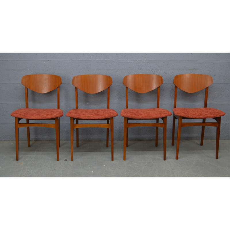 Set of 4 vintage dining chairs Butterfly 