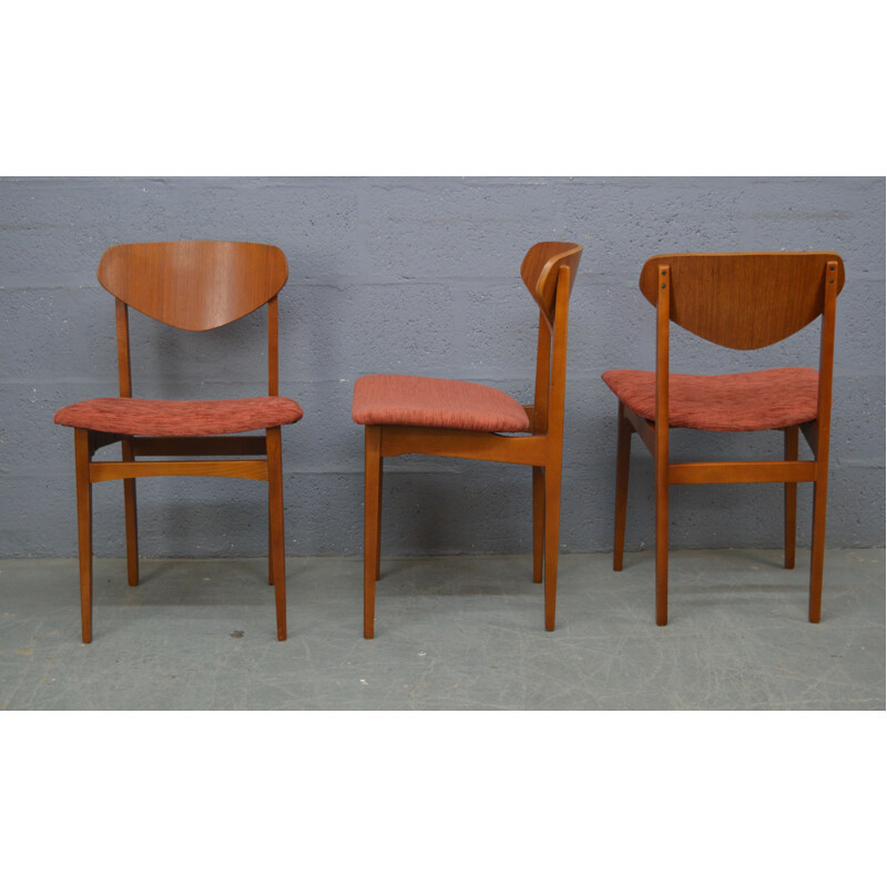 Set of 4 vintage dining chairs Butterfly 