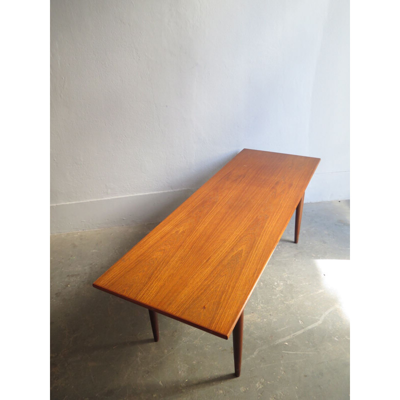 Vintage coffee table in teak, Danish 1950s