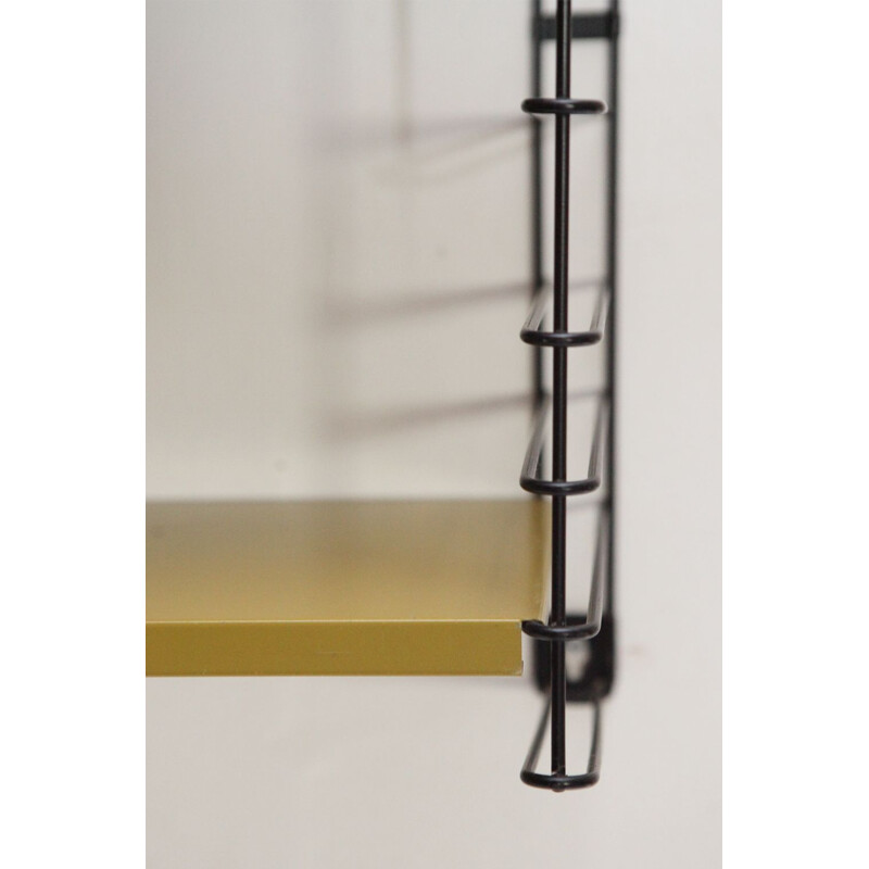 Vintage shelf system by Adriaan Dekker in metal for Tomado 1950s