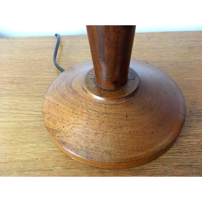 Vintage lamp walnut