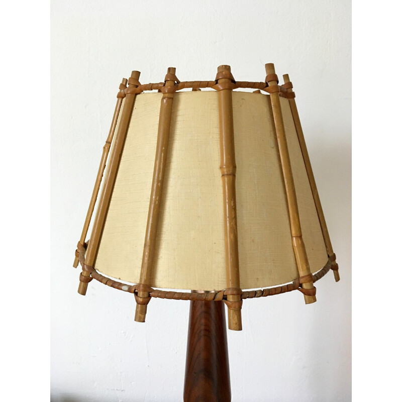 Vintage lamp walnut