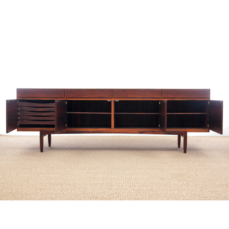 Vintage scandinavian sideboard Rio rosewood model FA 66 by Kofod Larsen