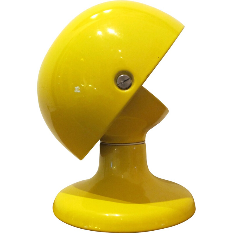 Lampe Jucker en métal laqué jaune, Tobia SCARPA - 1960