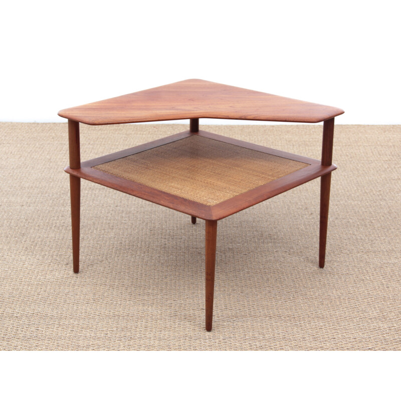 Vintage coffee table Scandinavian teak model Minerva