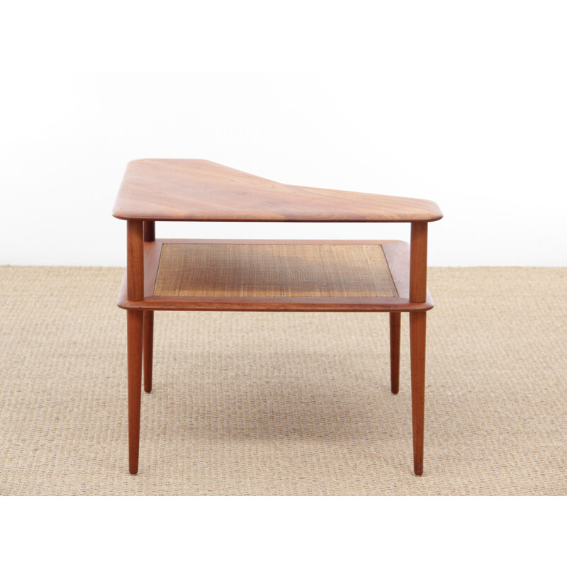 Vintage coffee table Scandinavian teak model Minerva