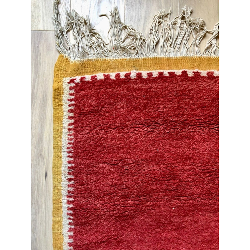 Vintage-Teppich Rot 1950