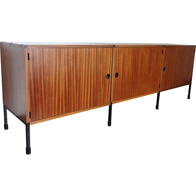 Mahogany and metal sideboard, A.R.P. - 1950s