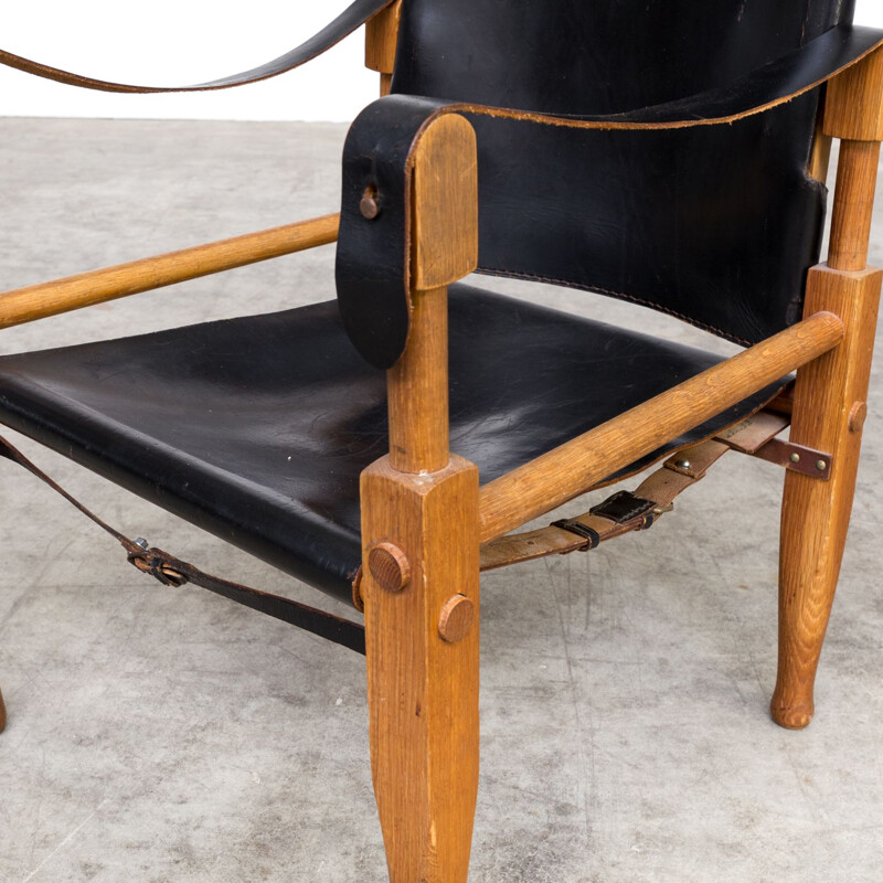 Vintage Wilhelm Kienzle Safari chair for Wohnbedarf