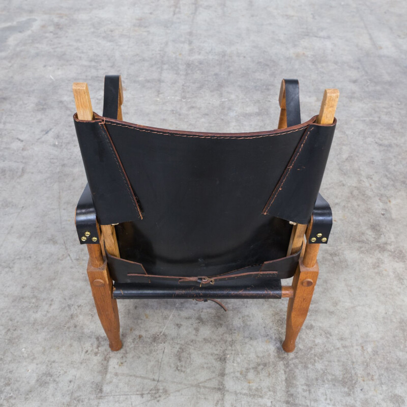 Vintage Wilhelm Kienzle Safari chair for Wohnbedarf