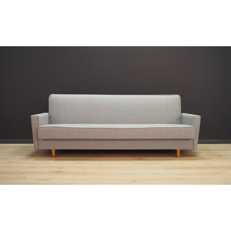 Scandinavian grey daybed in fabric
