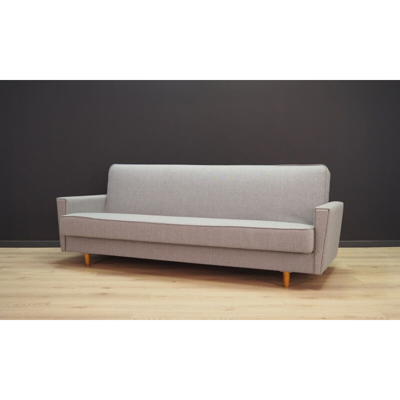 Scandinavian grey daybed in fabric