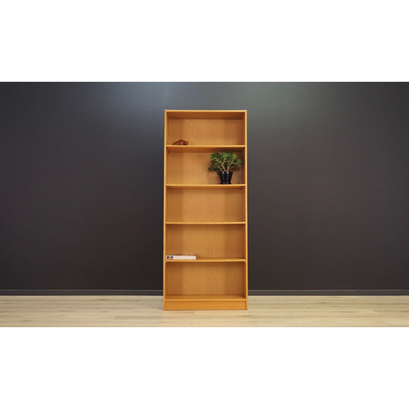 Scandinavian bookcase in ashwood