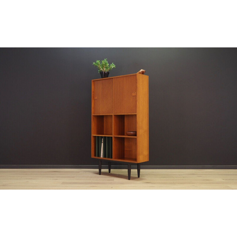 Scandinavian bookcase in teak