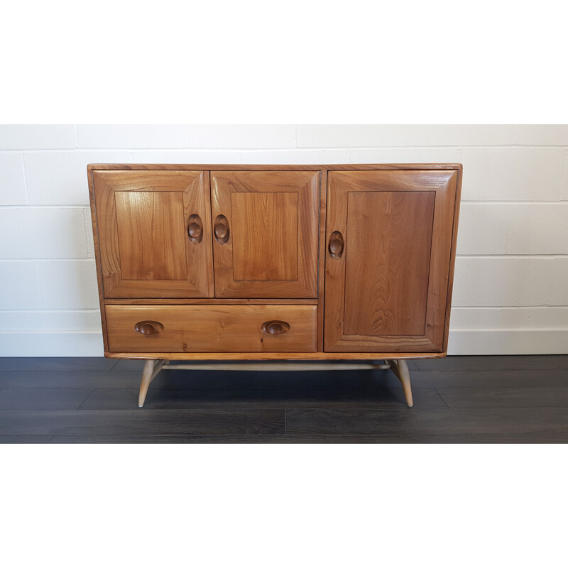 Vintage elm sideboard by Lucian Ercolani, model 184