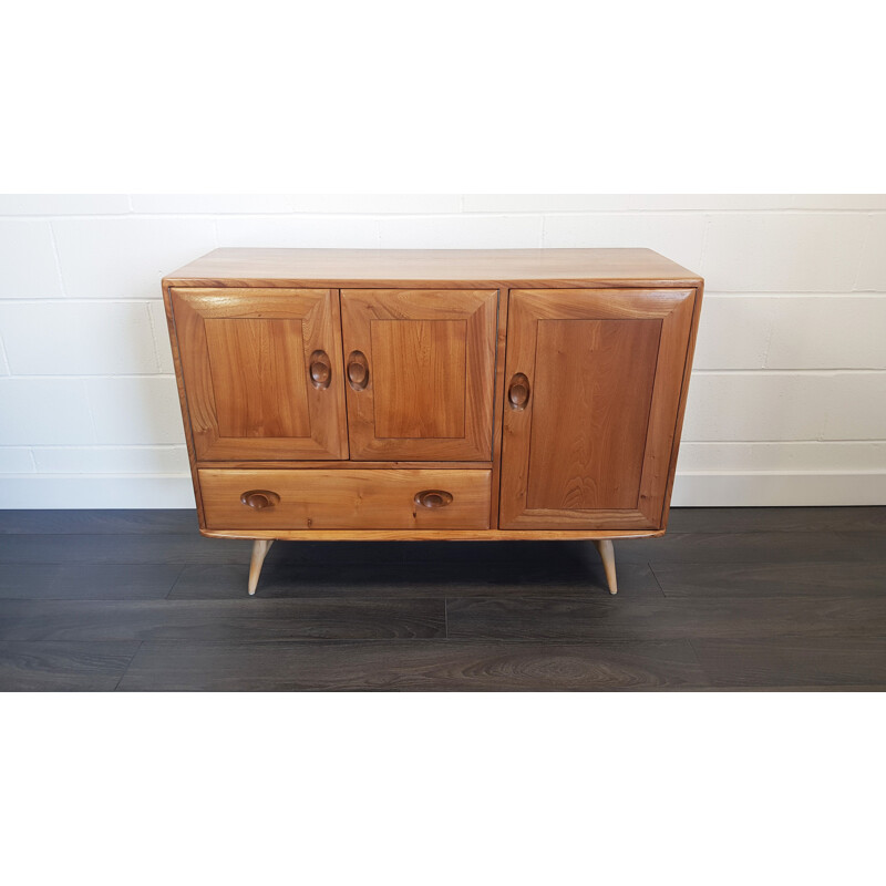 Vintage elm sideboard by Lucian Ercolani, model 184