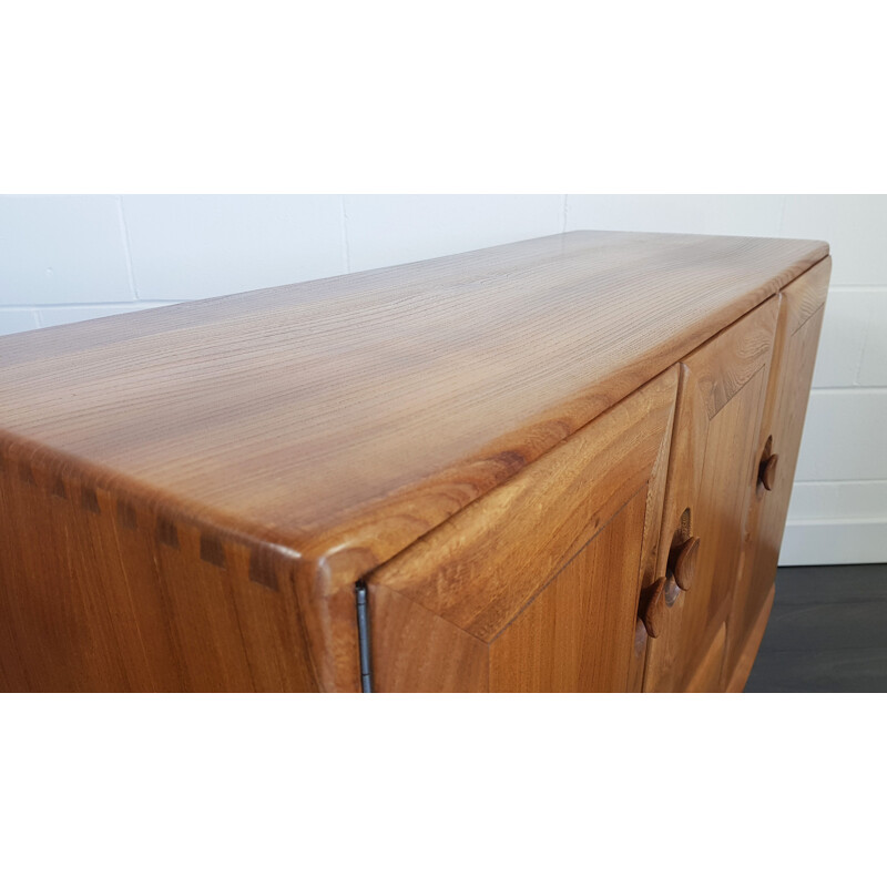 Vintage elm sideboard by Lucian Ercolani, model 184