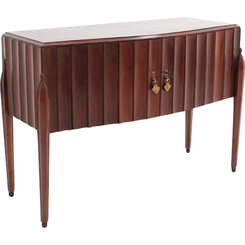 Vintage Osvaldo Borsani mahogany cabinet