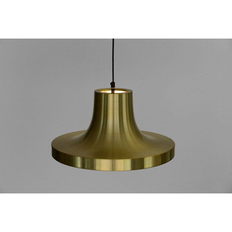 Golden pendant lamp in aluminum by Fagerhults